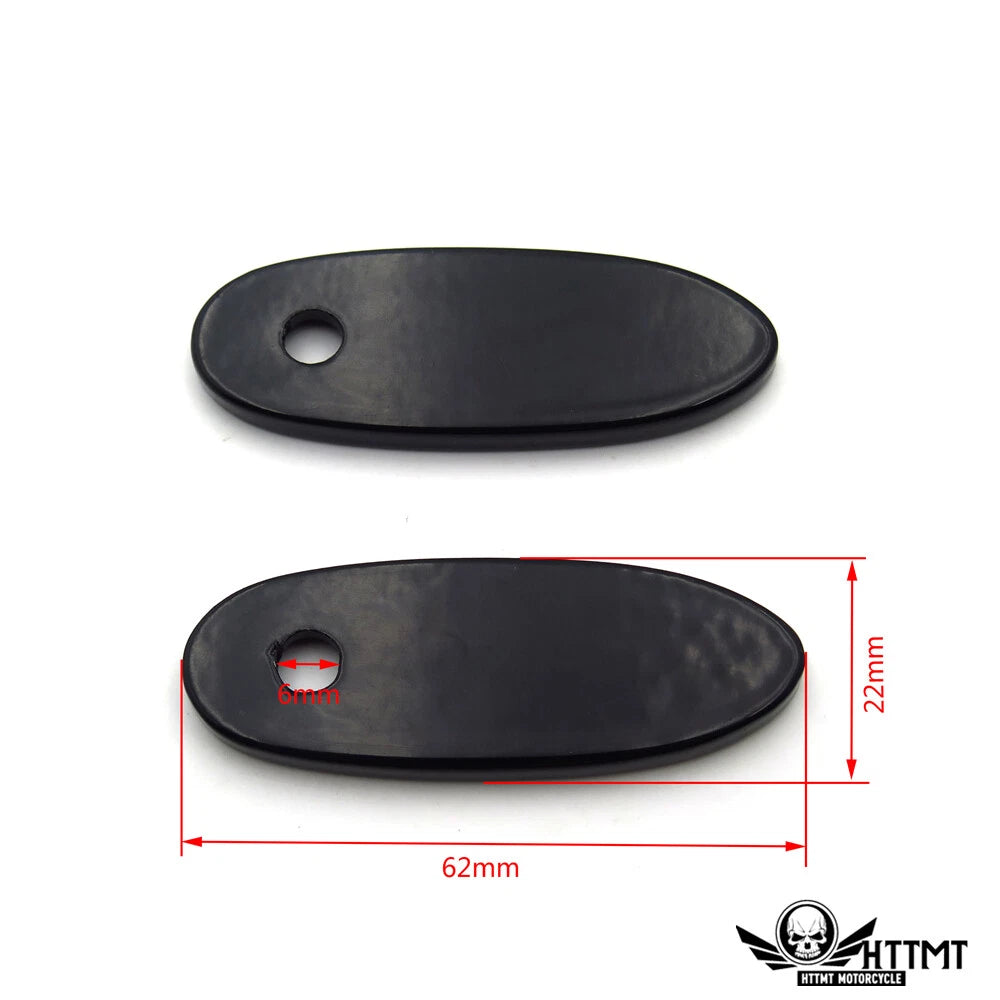 Mirror Block Off Base Plates for Suzuki GSX-R 600 750 1000 1100 (NOLOGO)