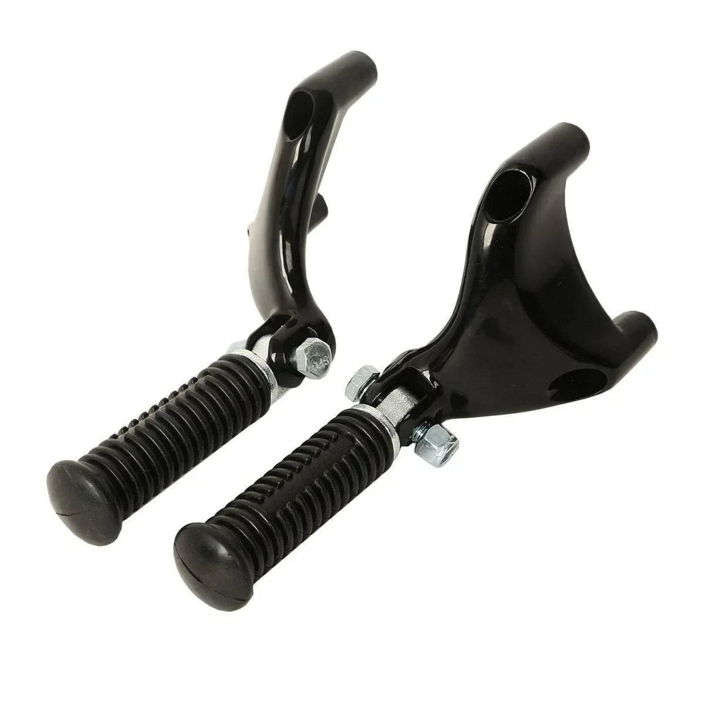 Black Rear Passenger Footpeg Mount Clamp for Harley Sportster 883 1200 (04-13)