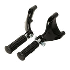 Black Rear Passenger Footpeg Mount Clamp for Harley Sportster 883 1200 (04-13)