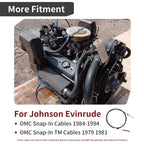Snap-In Control Cable for Johnson Evinrude OMC TM (1979–1981) 0173114
