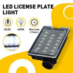 Set of 2 Super Bright White LED License Plate Light for Dodge Durango (2014–2021)
