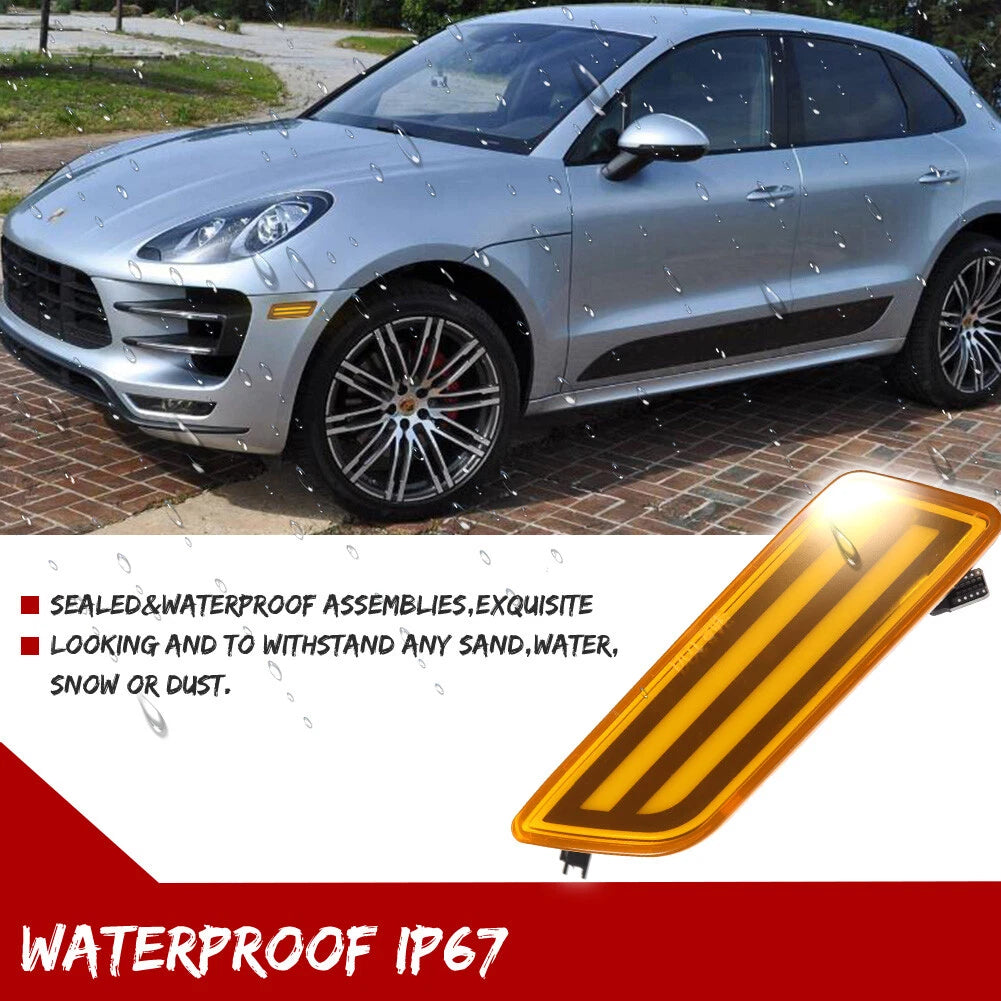 Amber LED Side Marker Light for Porsche Macan (2014–2024)