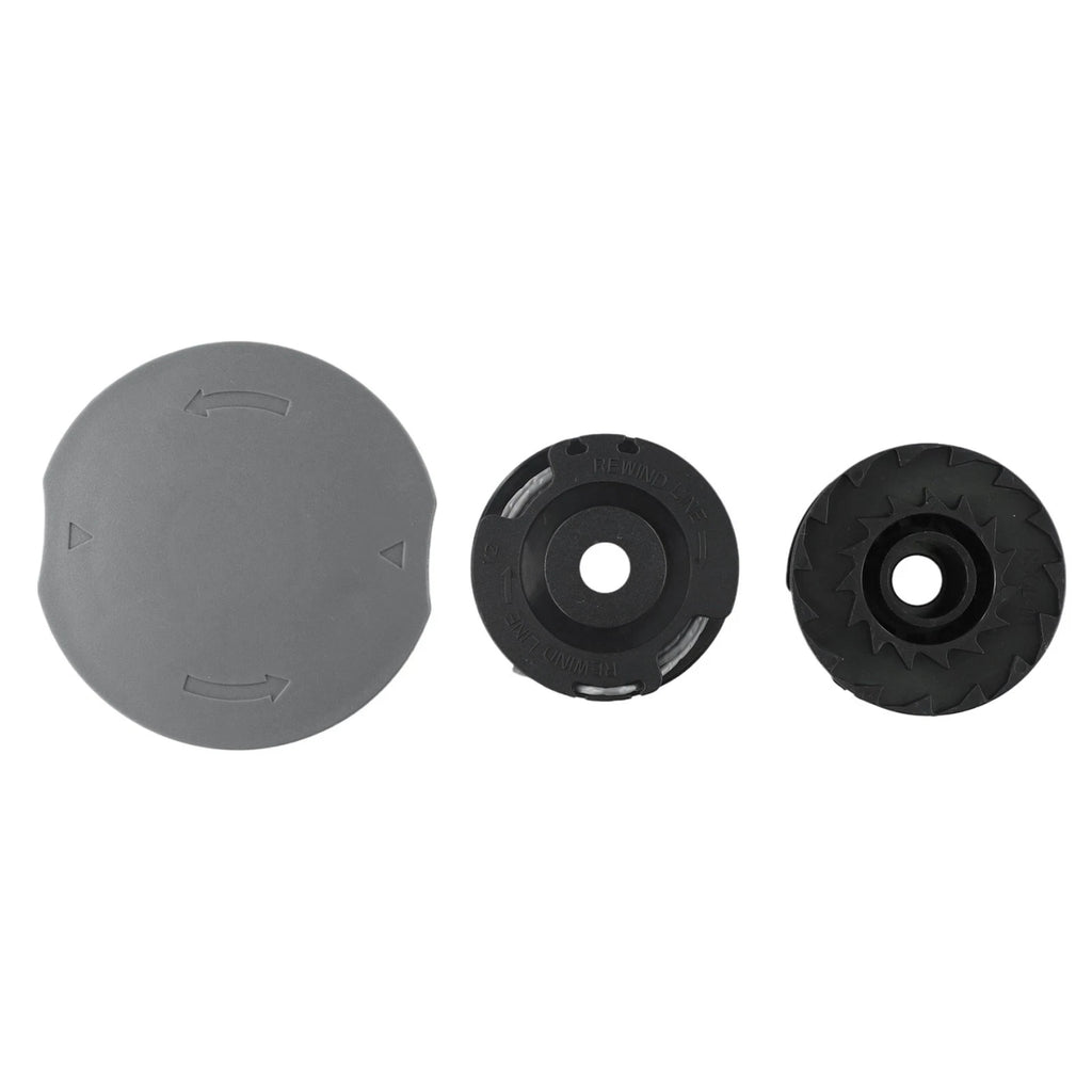 Set of 2 Bosch Grass Trimmer Lines F016800569, F016800385 + Spool Cover F016F05320