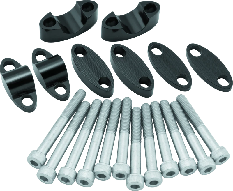 Aluminum Handlebar Risers 7/8 in - Black for Powersports Bikes