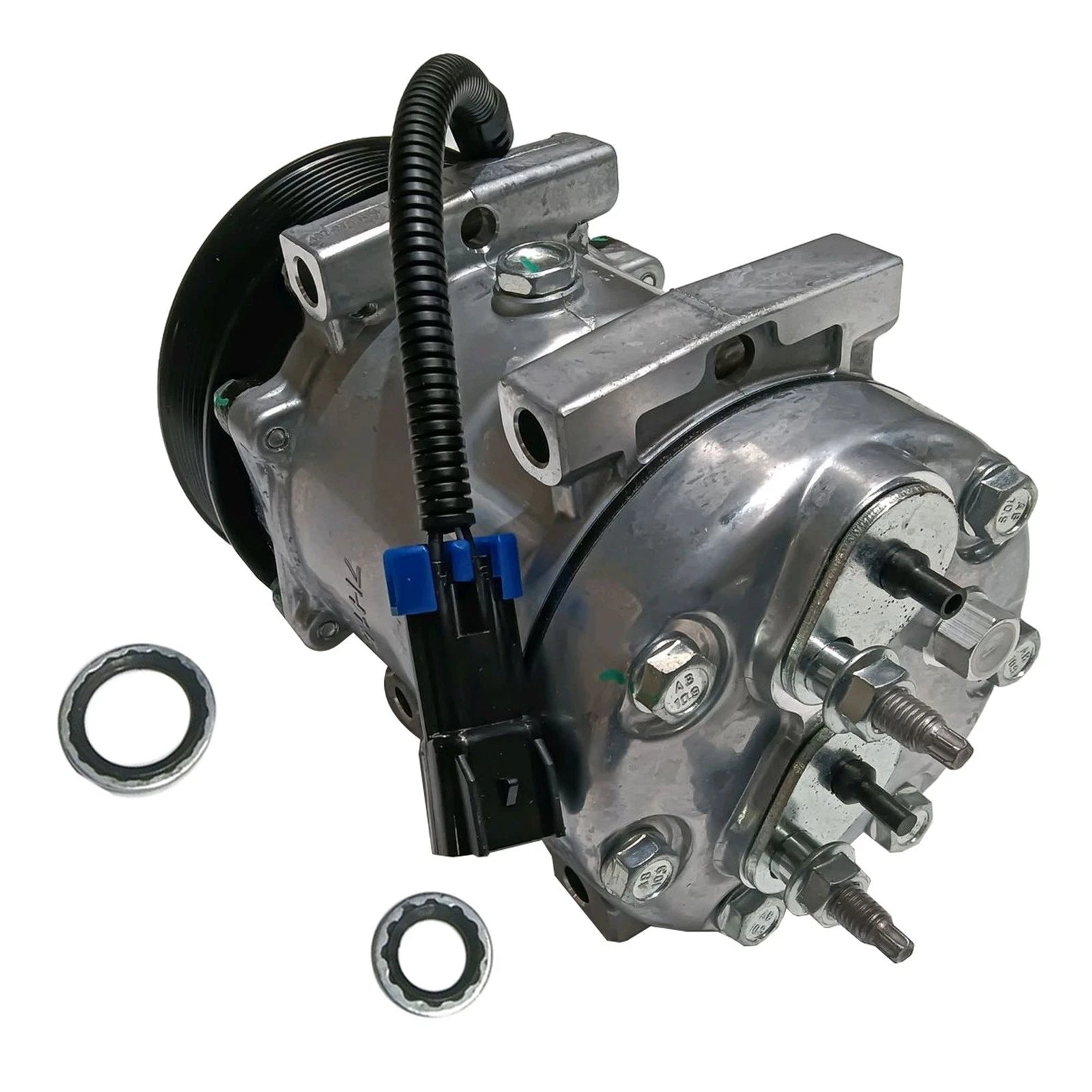 A/C Compressor with Clutch for Kenworth T660 T680 T880 Peterbilt 365 367 (2015–2016)