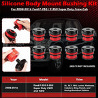 Body Mount Bushing Kit for Ford F250 F350 Super Duty (2008–2016)