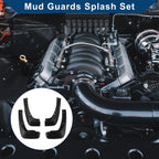 Set of 4 Mud Flaps Splash Guards for Toyota Vios (2008–2013)