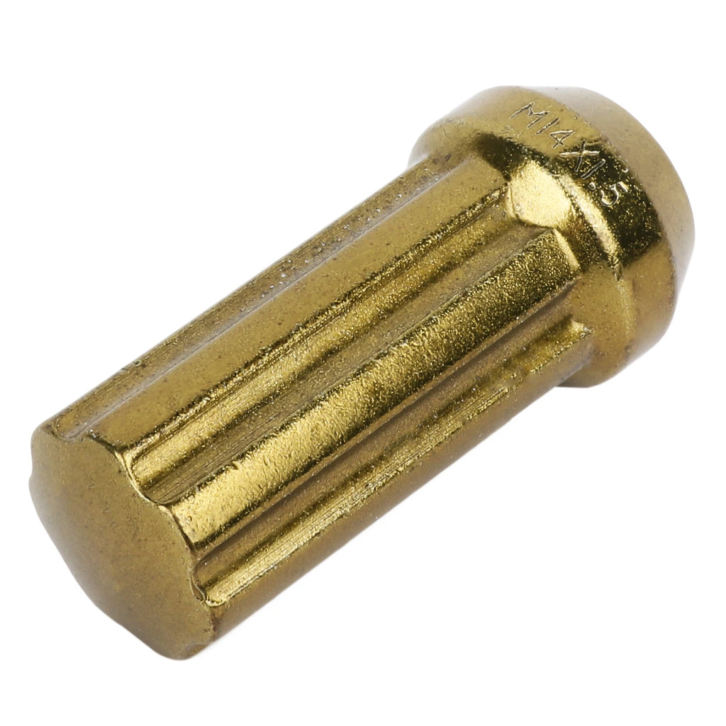 Set of 32 Gold 7-Spline Lug Nuts for Chevrolet Silverado GMC Sierra 2500