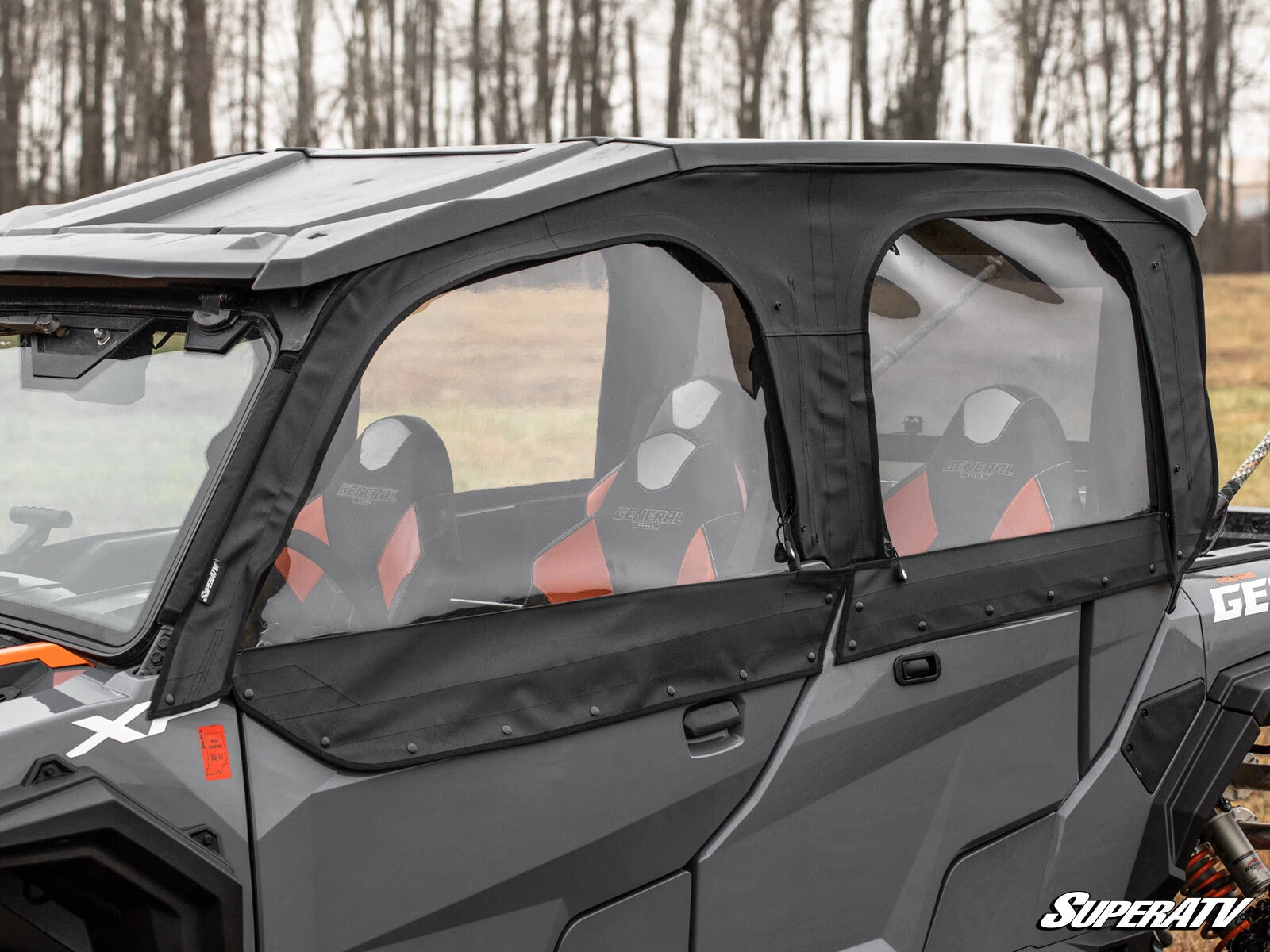 Soft Cab Enclosure Upper Doors for Polaris General 1000 (2016–2023)