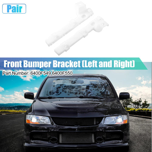 1 Pair Front Bumper Mounting Support Bracket 6400F549 6400F550 for Mitsubishi 