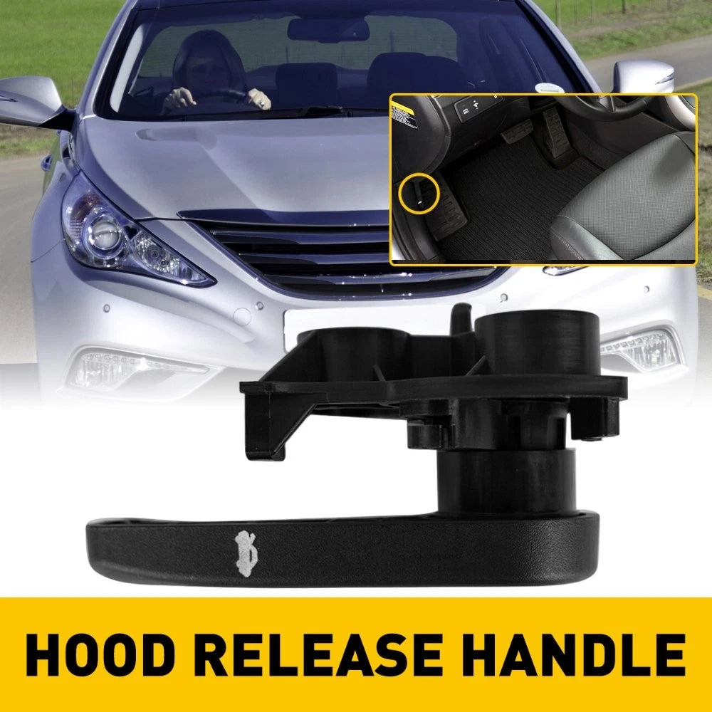Hood Latch Release Handle & Base for Hyundai Sonata (2011–2019) & Kia Optima (2011–2016)