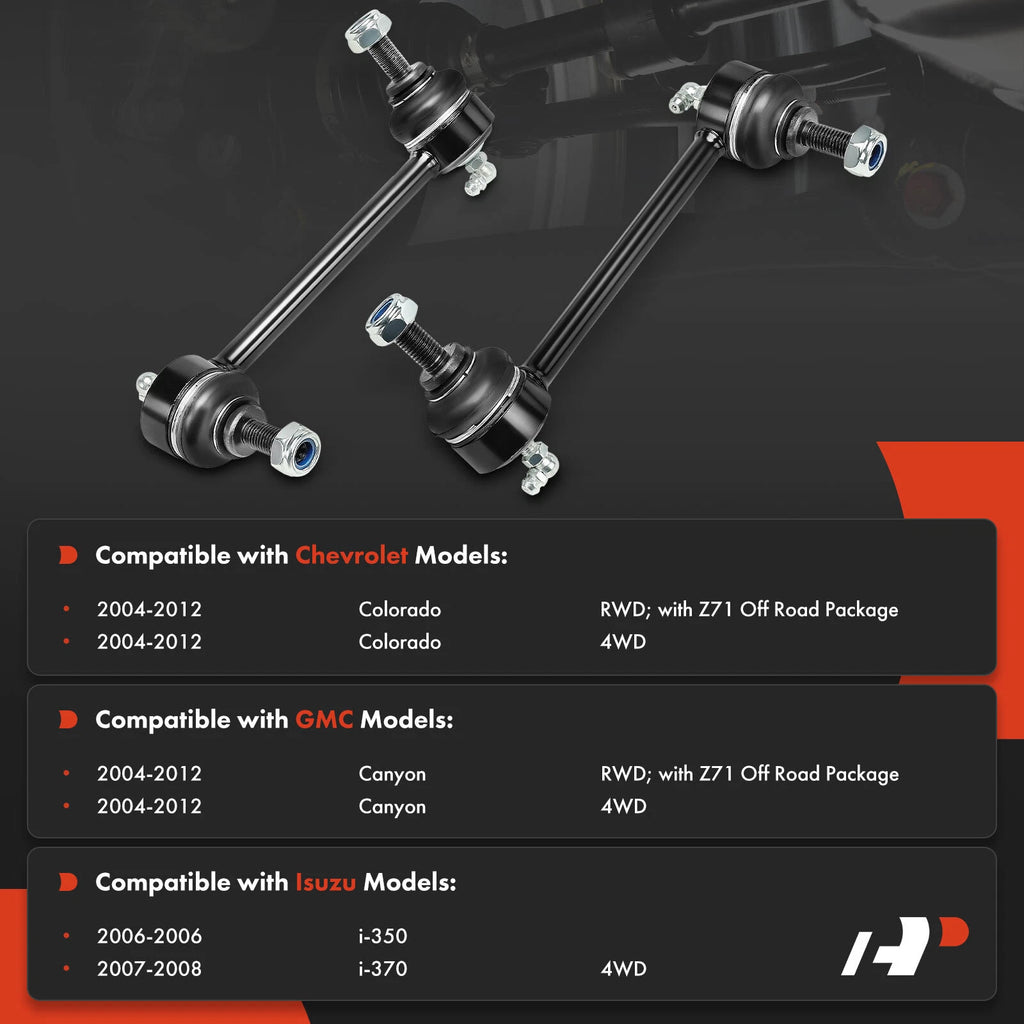 2X Front Stabilizer Bar Link for Chevy Colorado GMC Canyon (2004-2012)