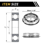6902NR Deep Groove Ball Bearing for Scooter Skateboard Wheel (15x28x7mm)