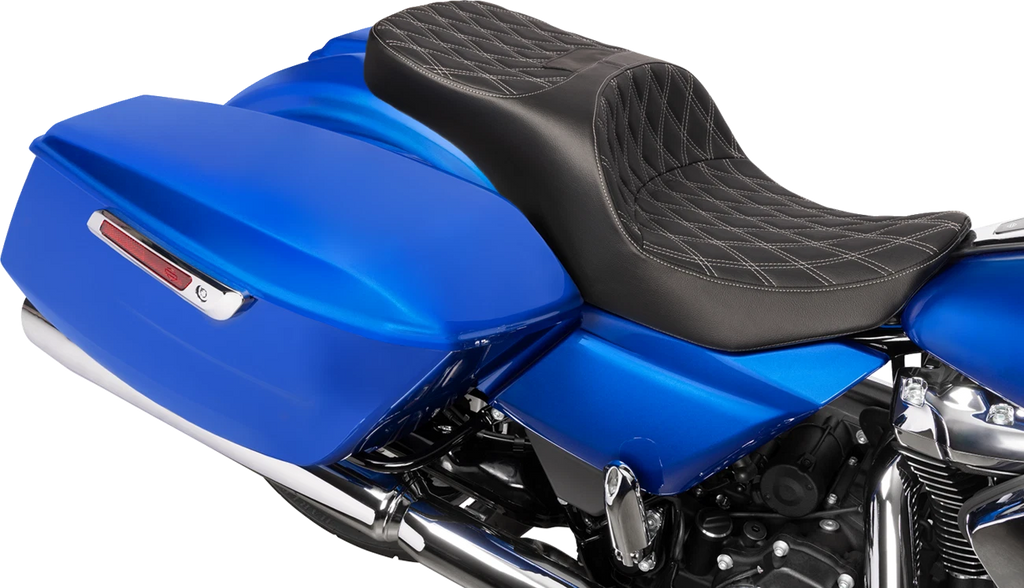 Freedom Seat for Drag Specialties (Vinyl, Silver)