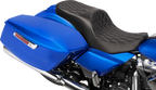 Freedom Seat for Drag Specialties (Vinyl, Silver)