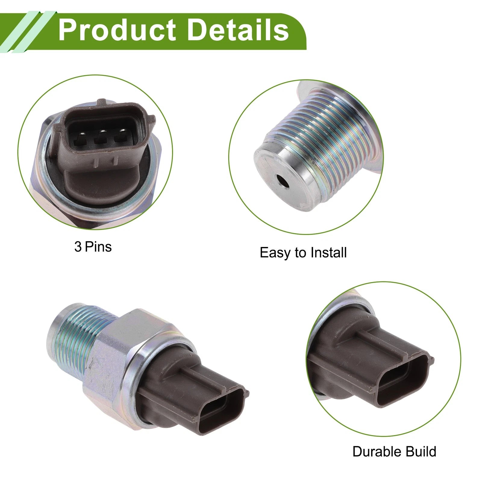 Fuel Injection Pressure Sensor No.4990006131 for Isuzu AI-4HK1X 6HK1 6UZ1 6WF1TC
