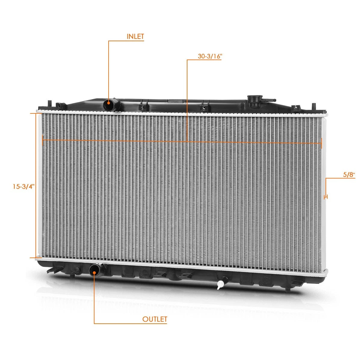 Aluminum Radiator for Ford Tempo/Ghia/Topaz (1992–1994)