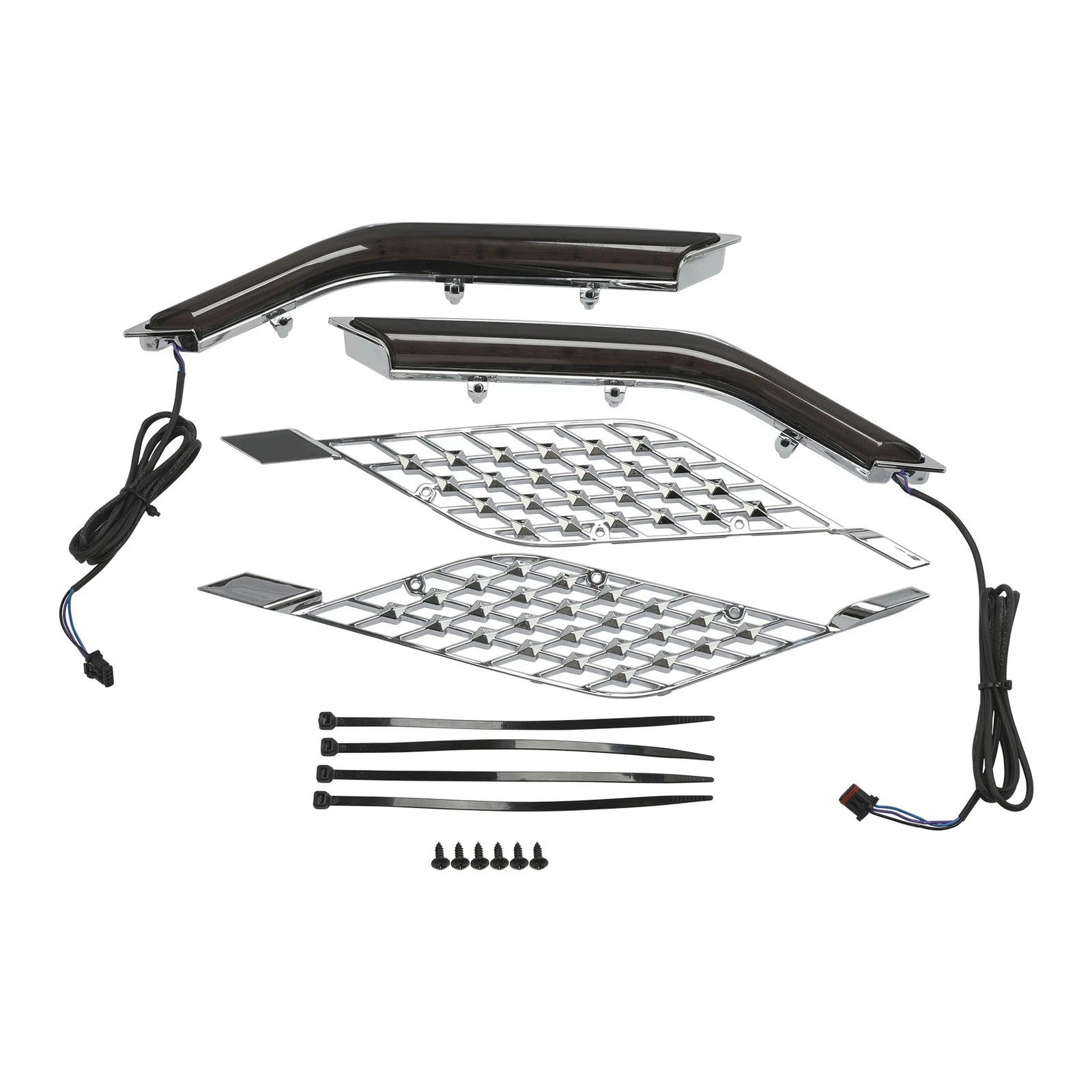 LED Radiator Grill Panel Lights for Honda Goldwing 1800 GL1800 (2018–Present)