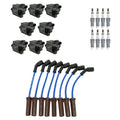 NGK 8 Ignition Coil Wires & Ruthenium Spark Plug Kit for Silverado 1500 (2007–2013)