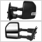 Pair Powered Heated LED Turn Signal Towing Mirrors for Ford Super Duty (2008–2016)