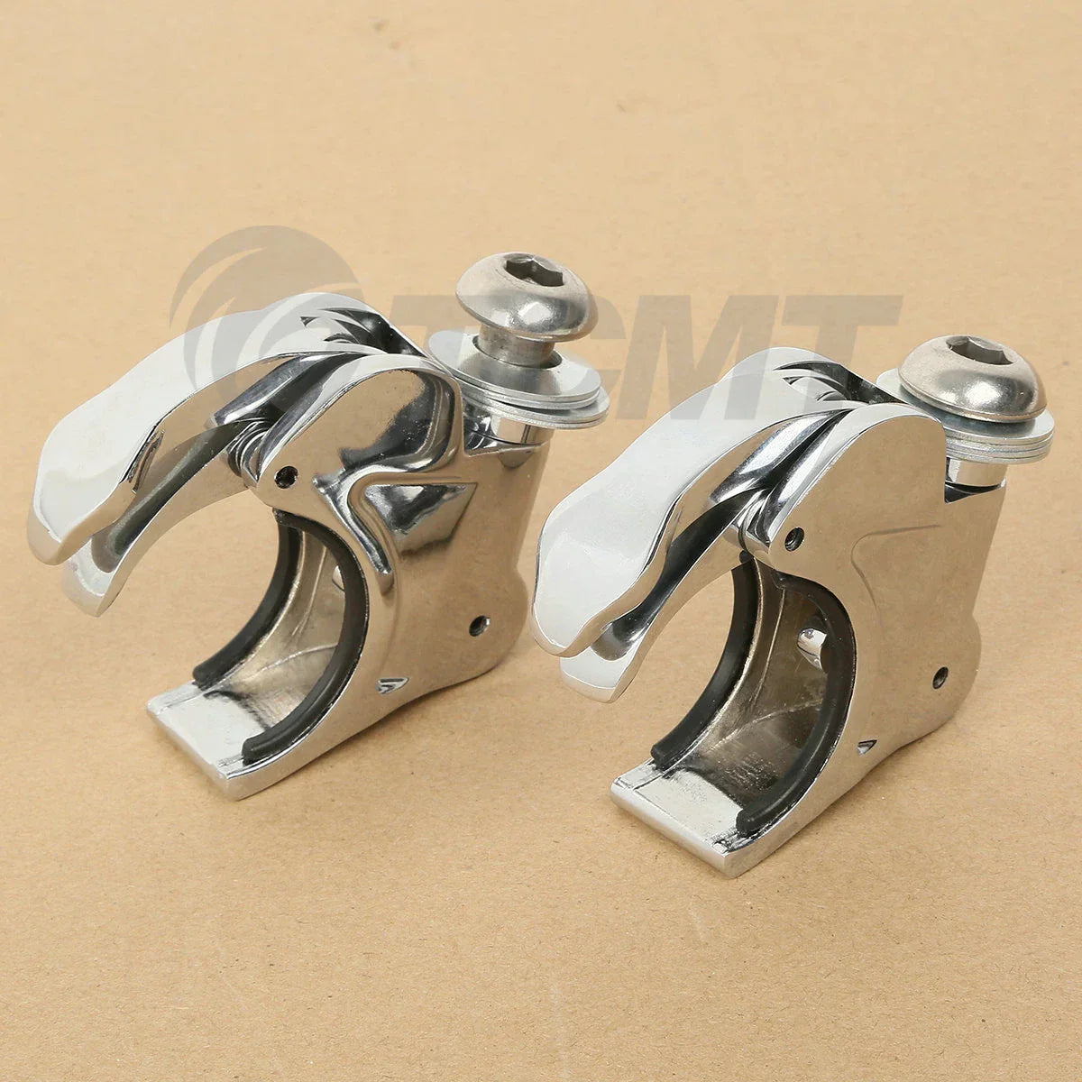 41mm Windshield Clamps for Harley Wide Glide, Softail (1993-2013)
