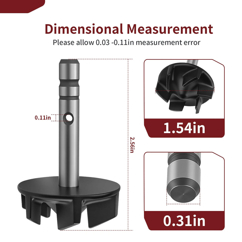 Water Pump Shaft w/ Impeller for Yamaha YZ125 (2005–2024) / YZ125X (2020–2024)