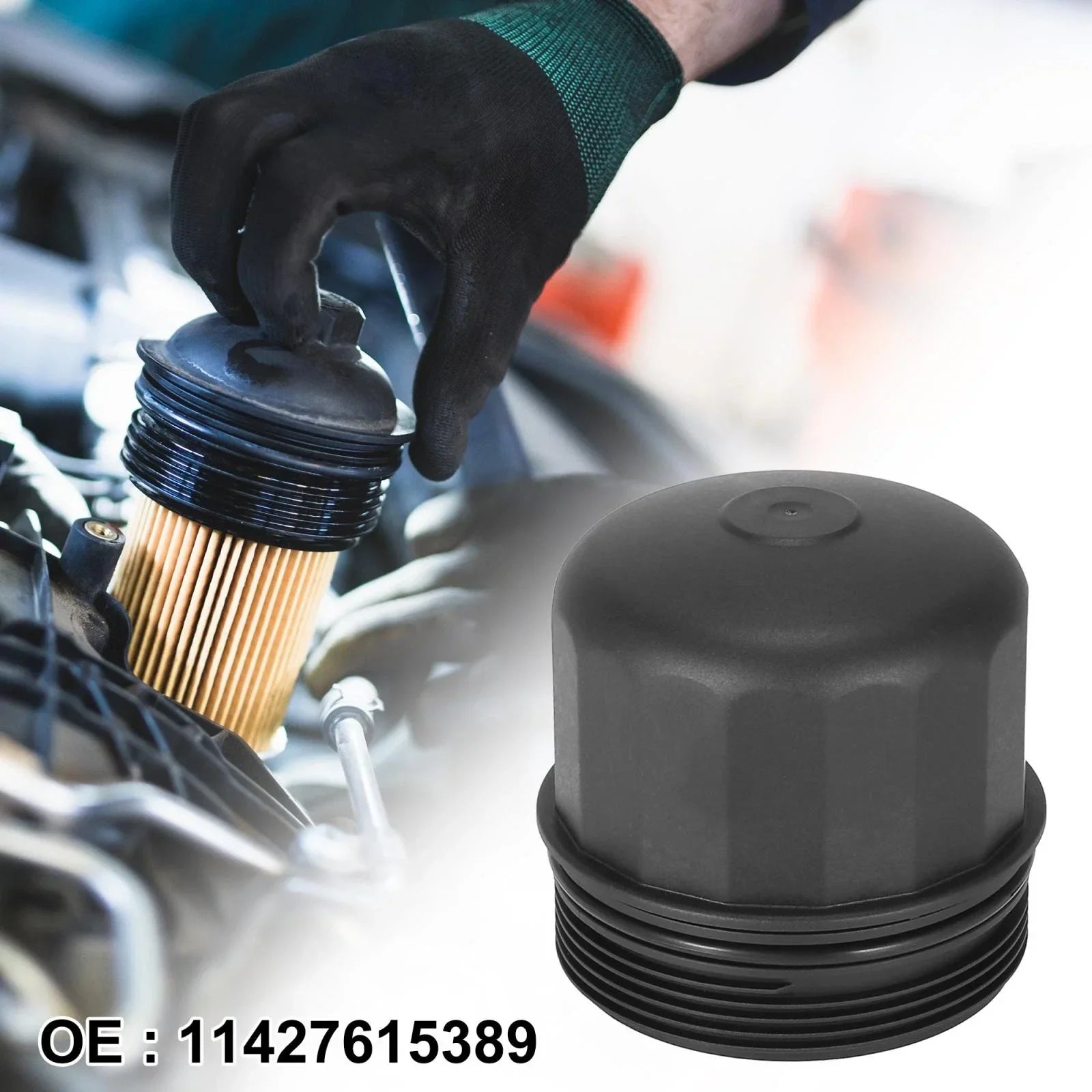 Oil Filter Cap Housing for BMW F02 F07 F10 F12 M5 X6