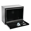 Tool Box for Pickup Truck (24"x12"x14", Black Steel)