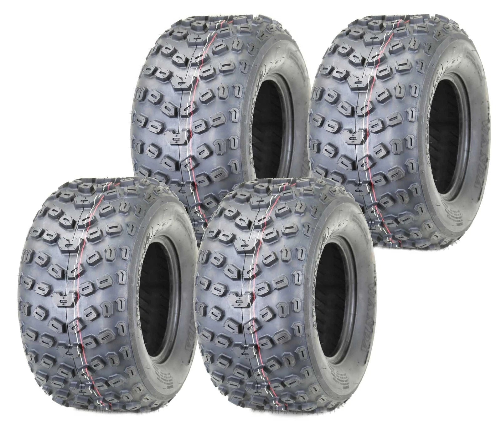 Set of 4 22x11-10 Knobby Sport ATV Tires 22x11.00-10 6PR 10296