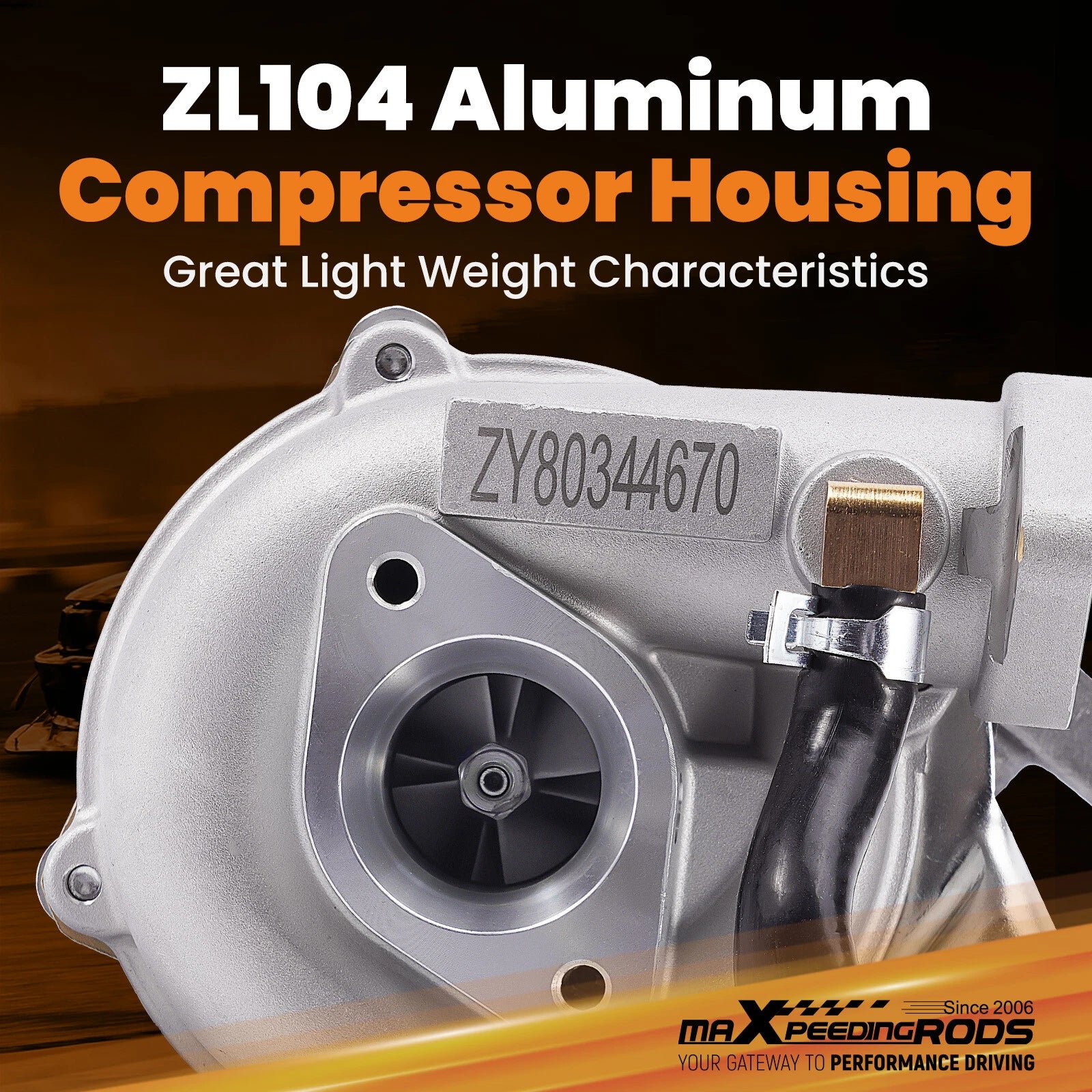 Turbocharger for Small Engines Snowmobiles Motorcycle ATV (VZ21)