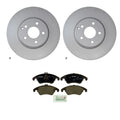 Hella Front Rotor & Bosch QuietCast Disc Brake Pad Kit for Mercedes W204 C300 C350 (2008–2015)