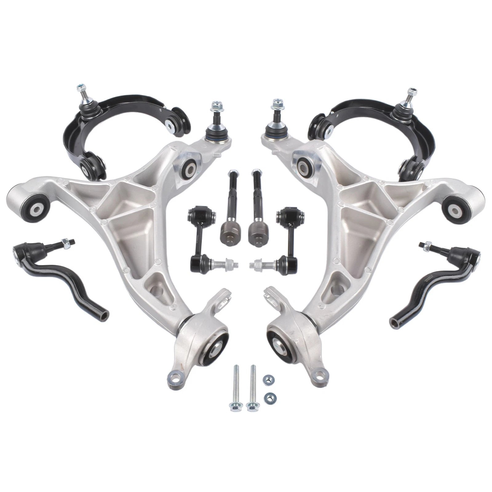 Set of 4 Front Control Arms Sway Bars Tie Rods for Jeep Grand Cherokee Durango (2016–2020)