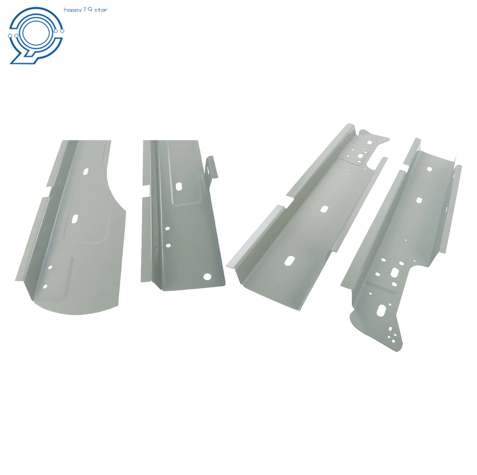 2 Pair Rocker Panels for Dodge Ram 1500 2500 3500 Crew Cab (2009–2018)