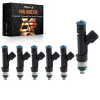 6Pcs Fuel Injectors for Jeep Liberty Dodge Ram 1500 Dakota 3.7L (2002–2007) 53032701AA