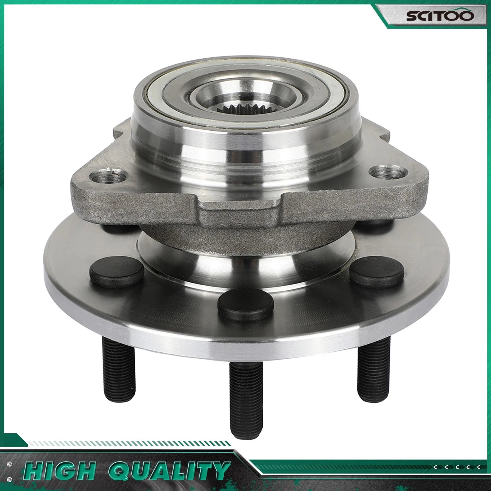 Front Wheel Bearing Hub 6 Lugs for Dodge Dakota/Durango (1997–2004)