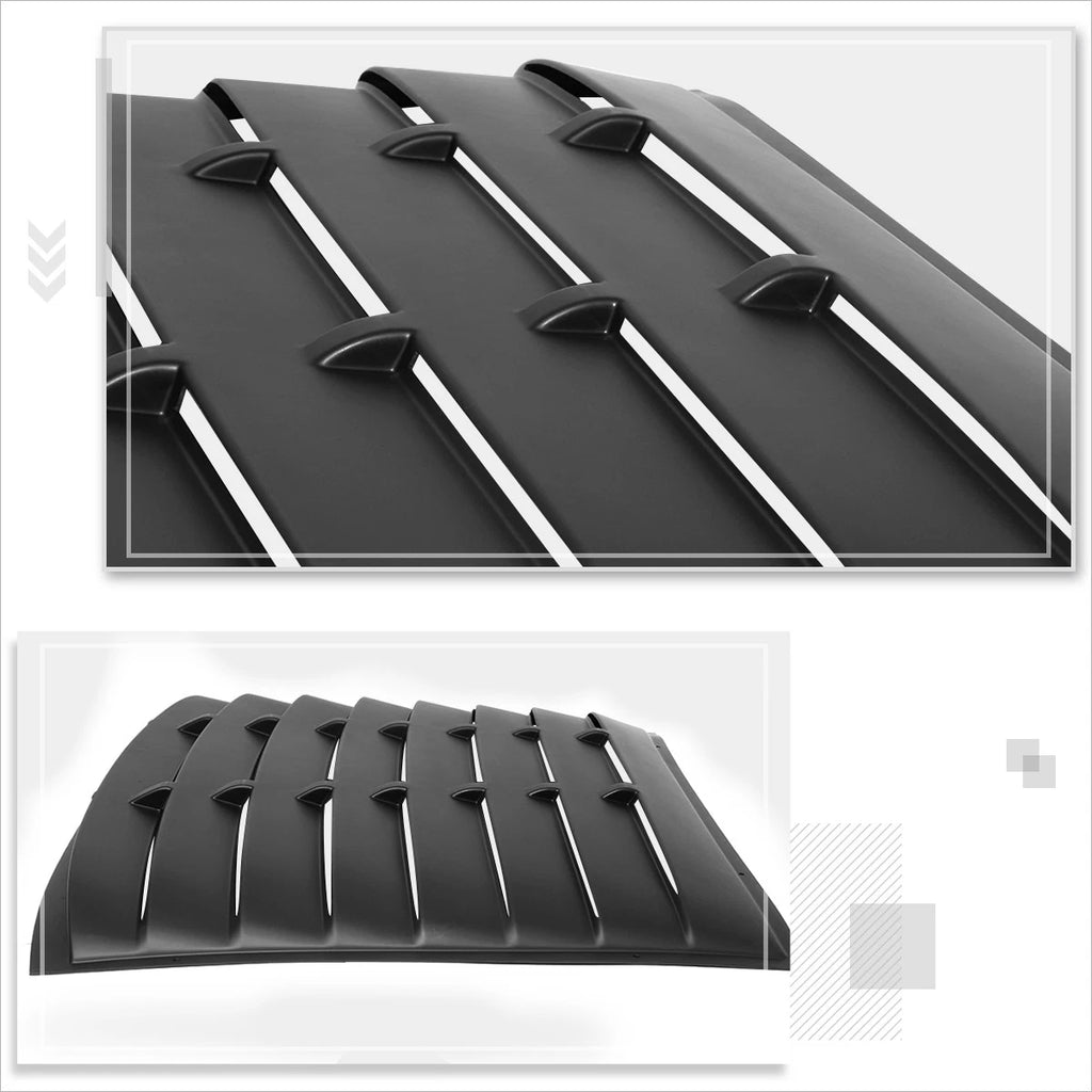 Lift-Off Rear & Quarter Side Window Louvers for Ford Mustang Coupe (2005–2014)