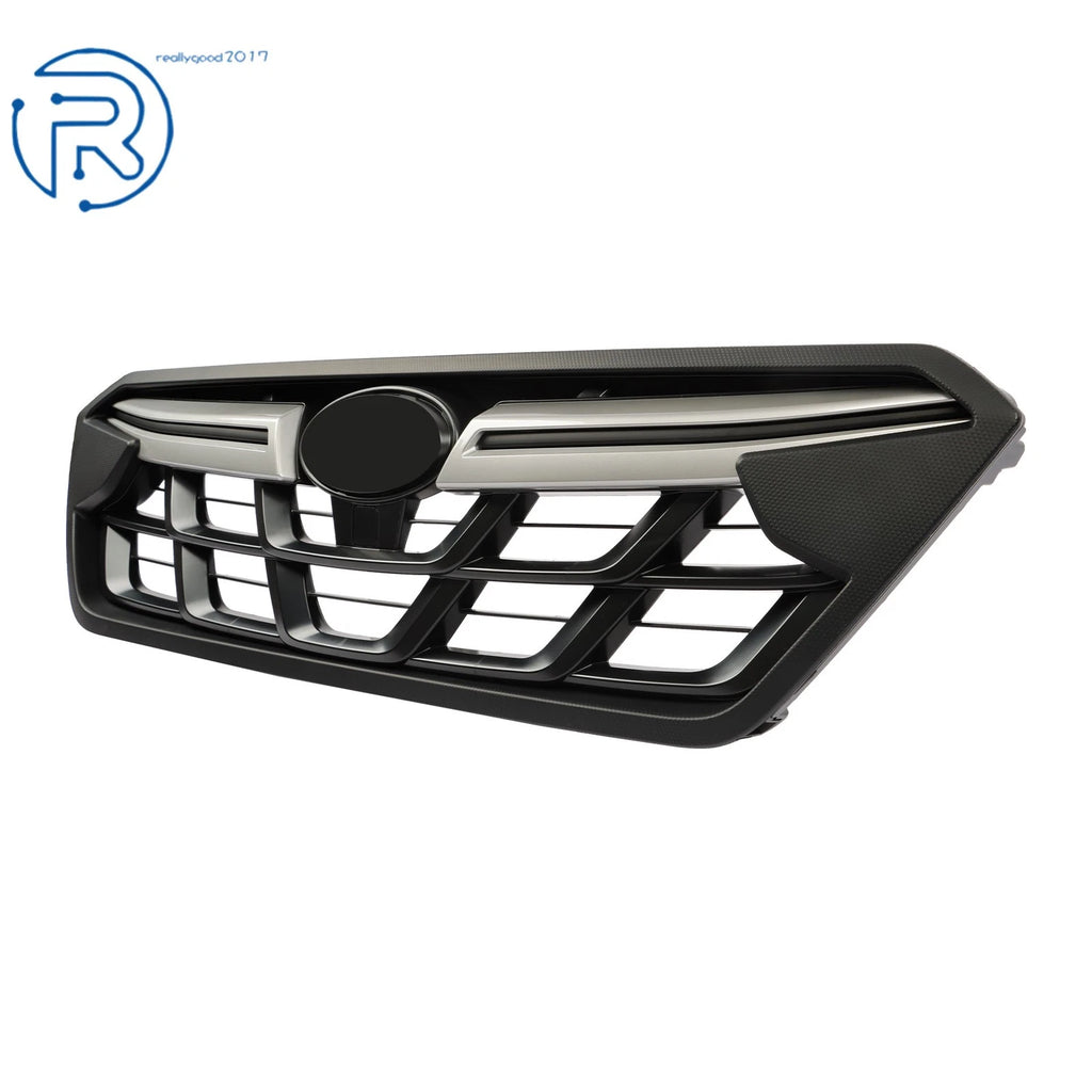 Upper Grille for Subaru Crosstrek (2021-2023) Silver Matte Black