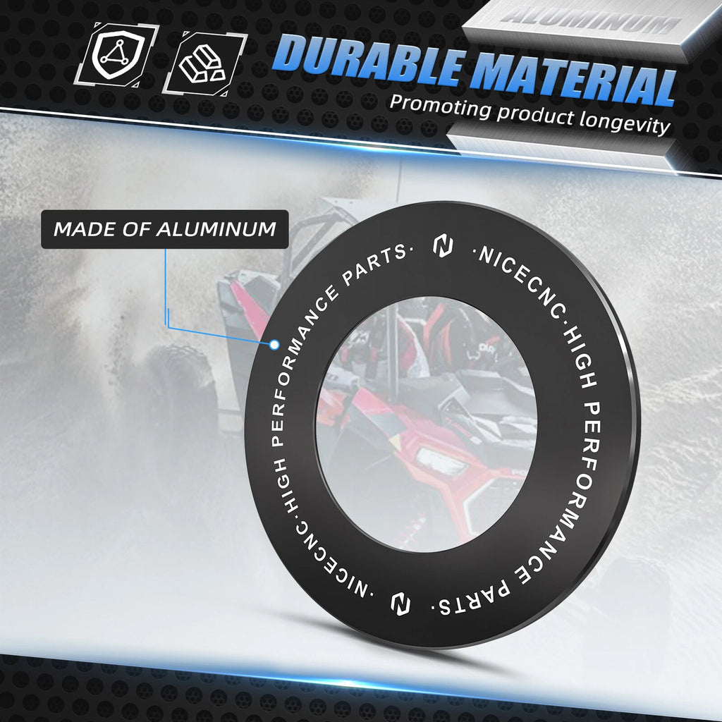 Aluminum Crank Seal Protector Guard for Polaris RZR XP Turbo (2016–2018)