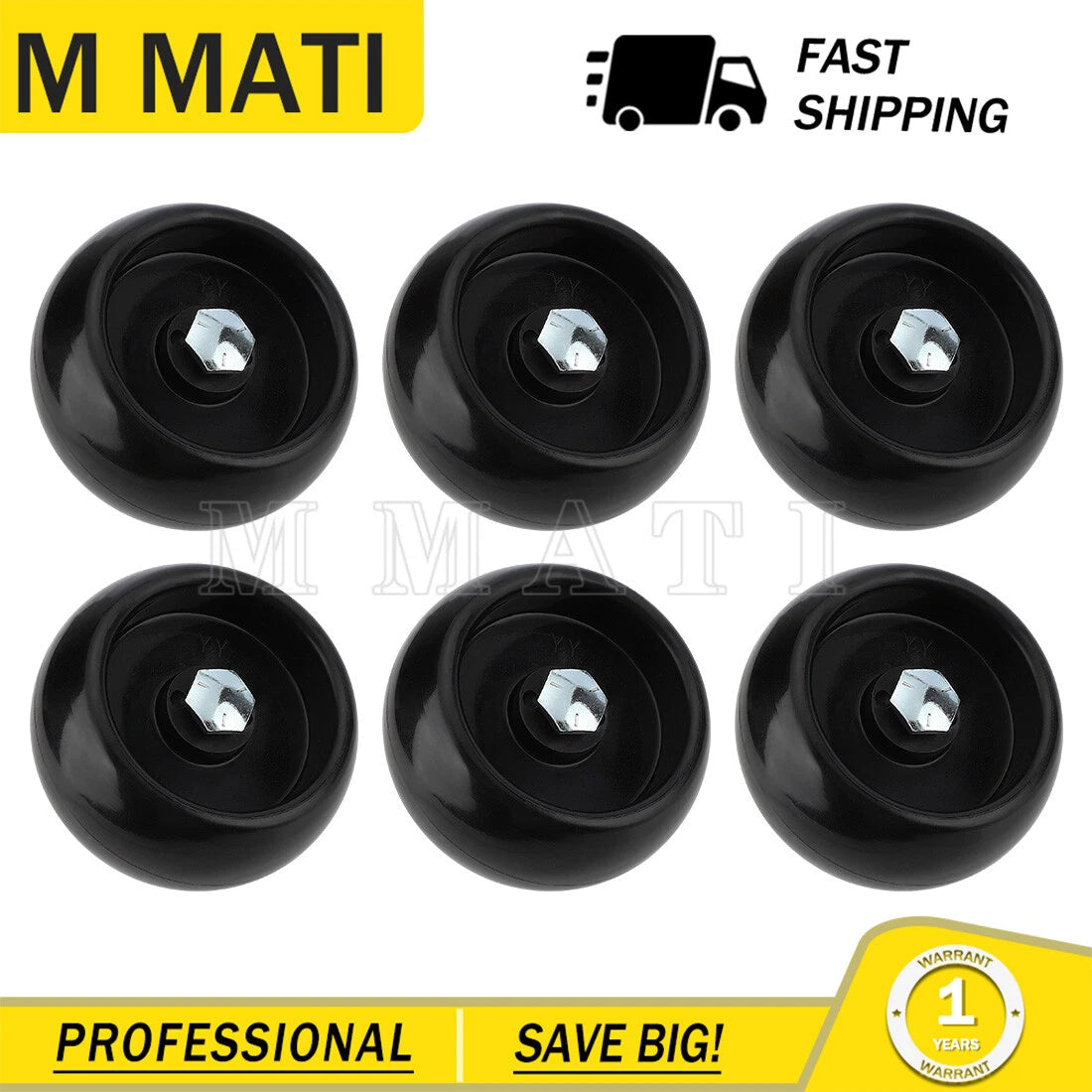 6X Deck Wheel for Simplicity Ferris IS700Z IS1500Z F50XT F125XT F160Z