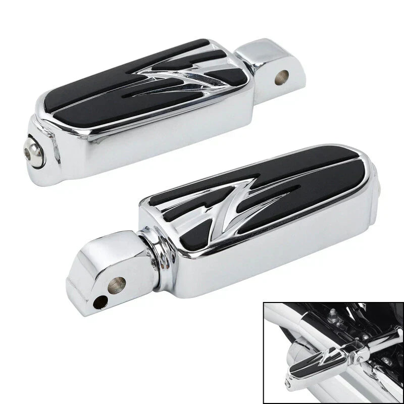 Chrome Passenger Pegs for Harley Softail Heritage Classic (2018-2025)
