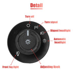 Headlight Lamp Fog Light Control Switch for Ford F-150 (2009–2019) 9L3Z11654CA SW6637