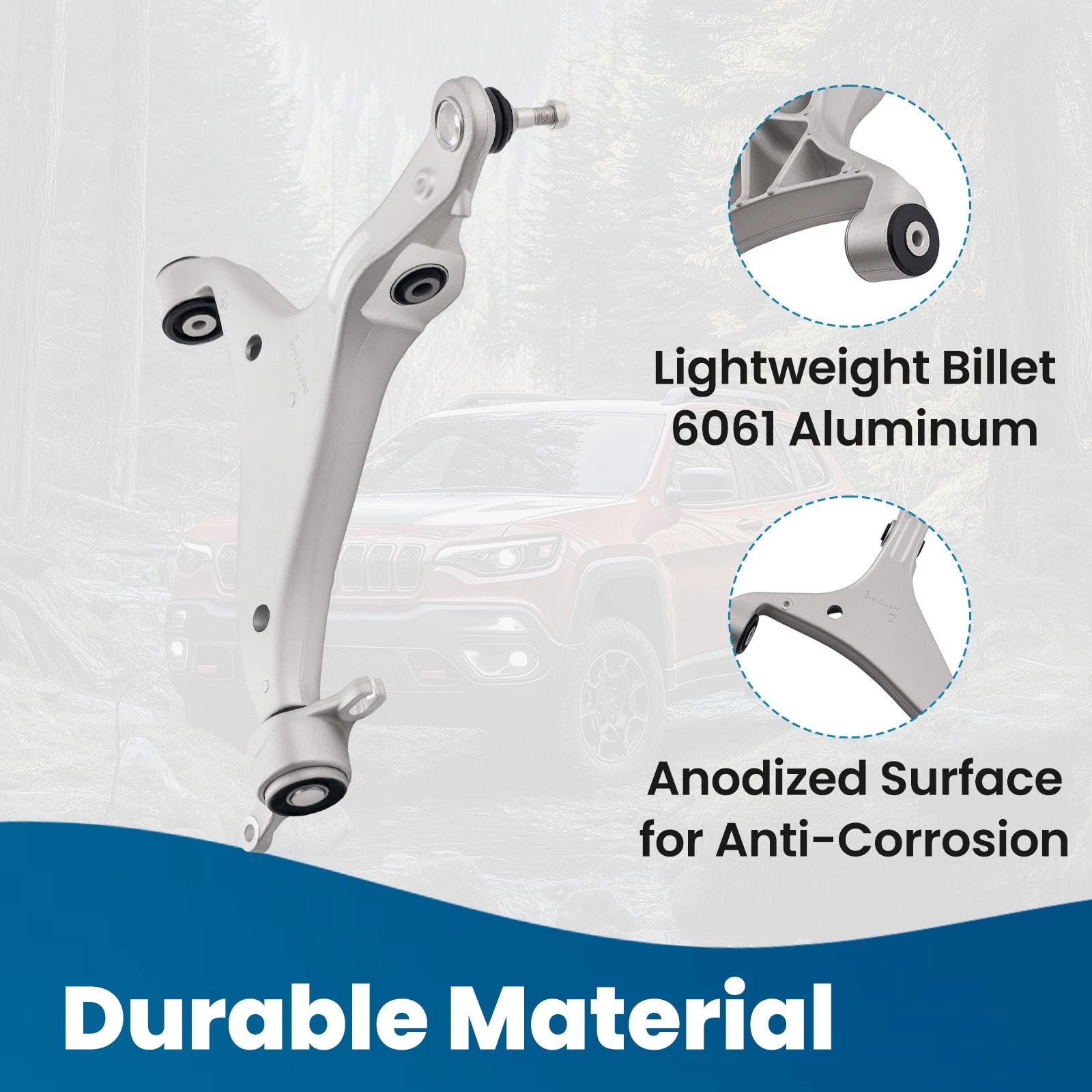 Front Right Lower Control Arm for Jeep Grand Cherokee (2016–2021)