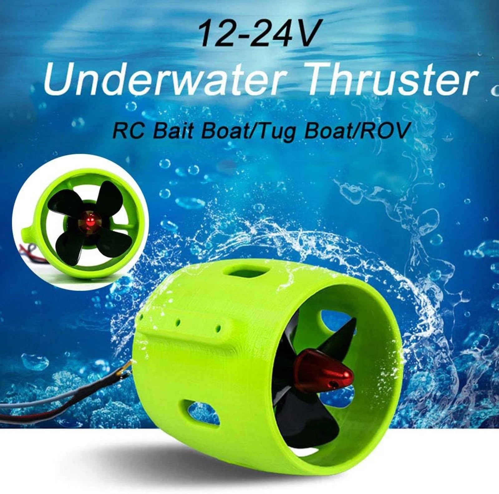 Thruster Drive Electric Motor for Model Ship (Up to 2000m, Brushless)