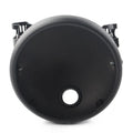 7" LED Headlight Shell w/ Bracket for Harley Motorcycle Matte Black