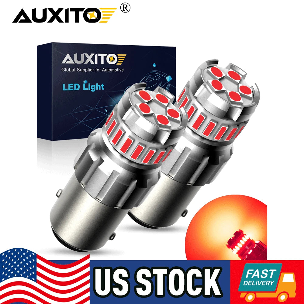 2X LED Rear Brake Tail Signal Light Bulbs