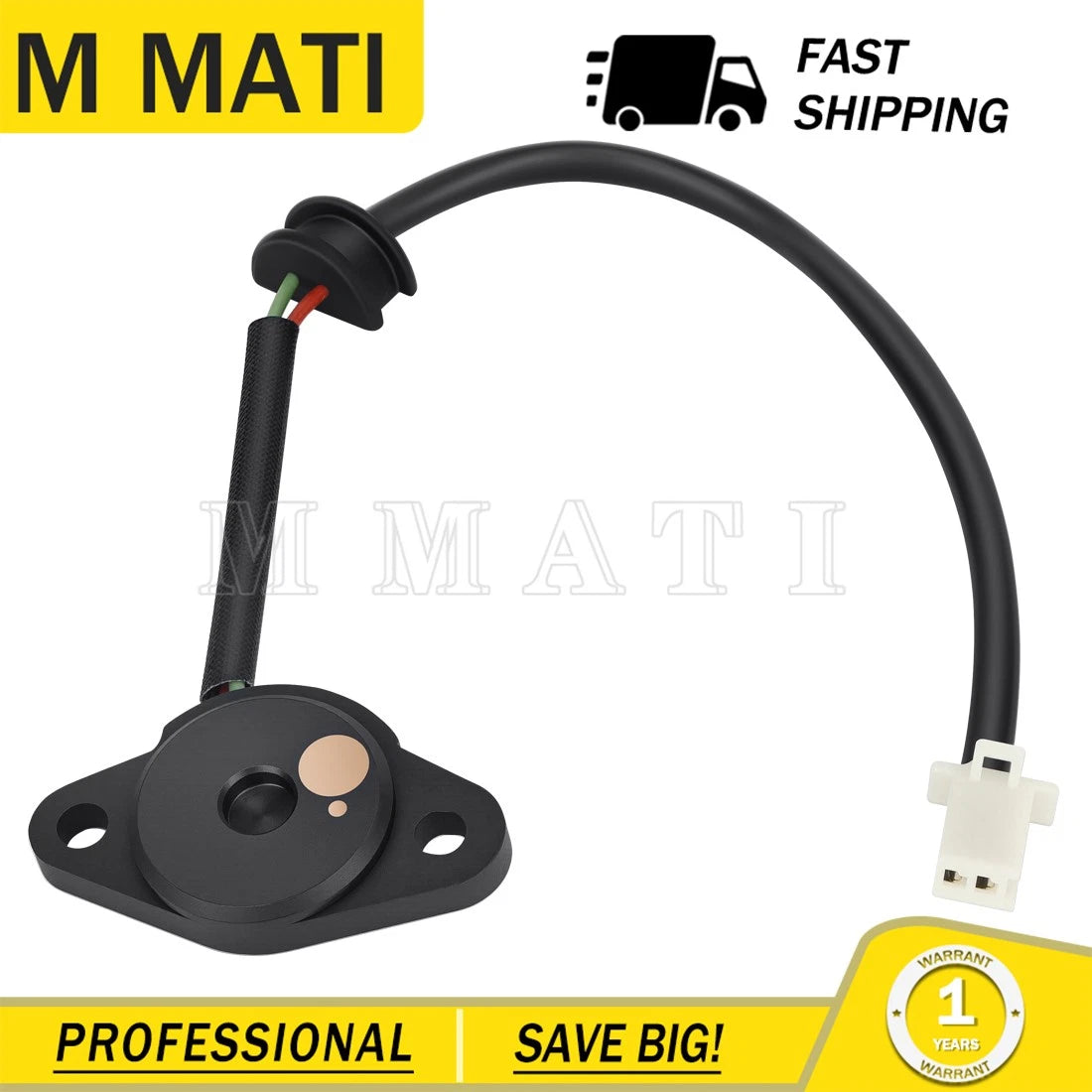Gear Position Neutral Switch for Yamaha Wolverine 350 4x4 YFM350F (1995–2005)