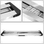 J2 10" SS Step Bar Running Board for Chevy Silverado GMC Sierra (2007–2019)