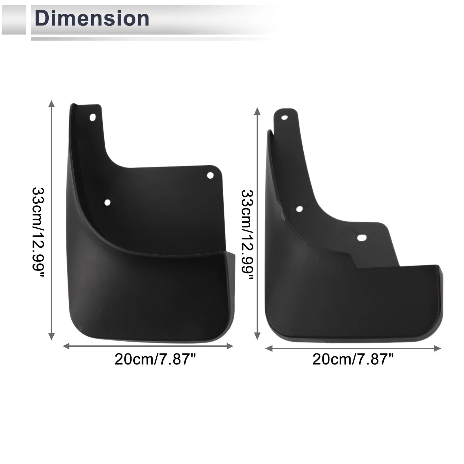 Set of 4 Mud Flaps Splash Guards for Suzuki Vitara (1999–2005)