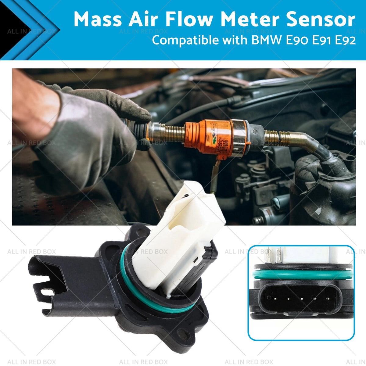 Mass Air Flow Meter Sensor for BMW E90 E91 E92 (2006–2013)