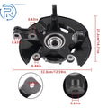 Steering Knuckle & Wheel Hub Bearing for Honda Pilot (2003–2004) 698-480